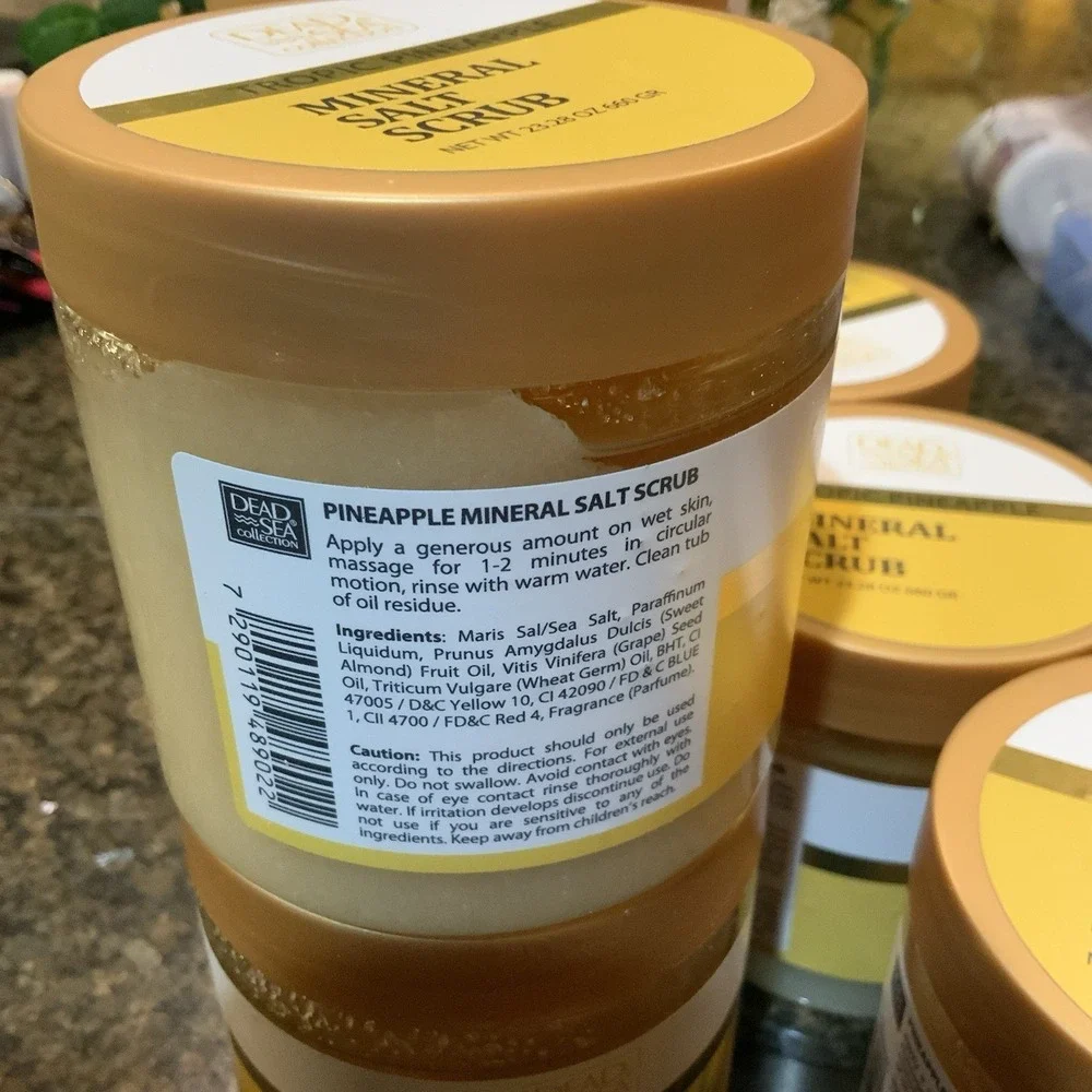 Pineapple Mineral Salt Scrub from Dead Sea Collection